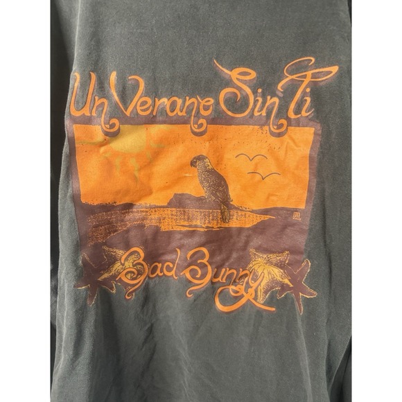 bad bunny official merch Un Verano Sin Ti Long Sleeve Large T Shirt - Picture 2 of 7